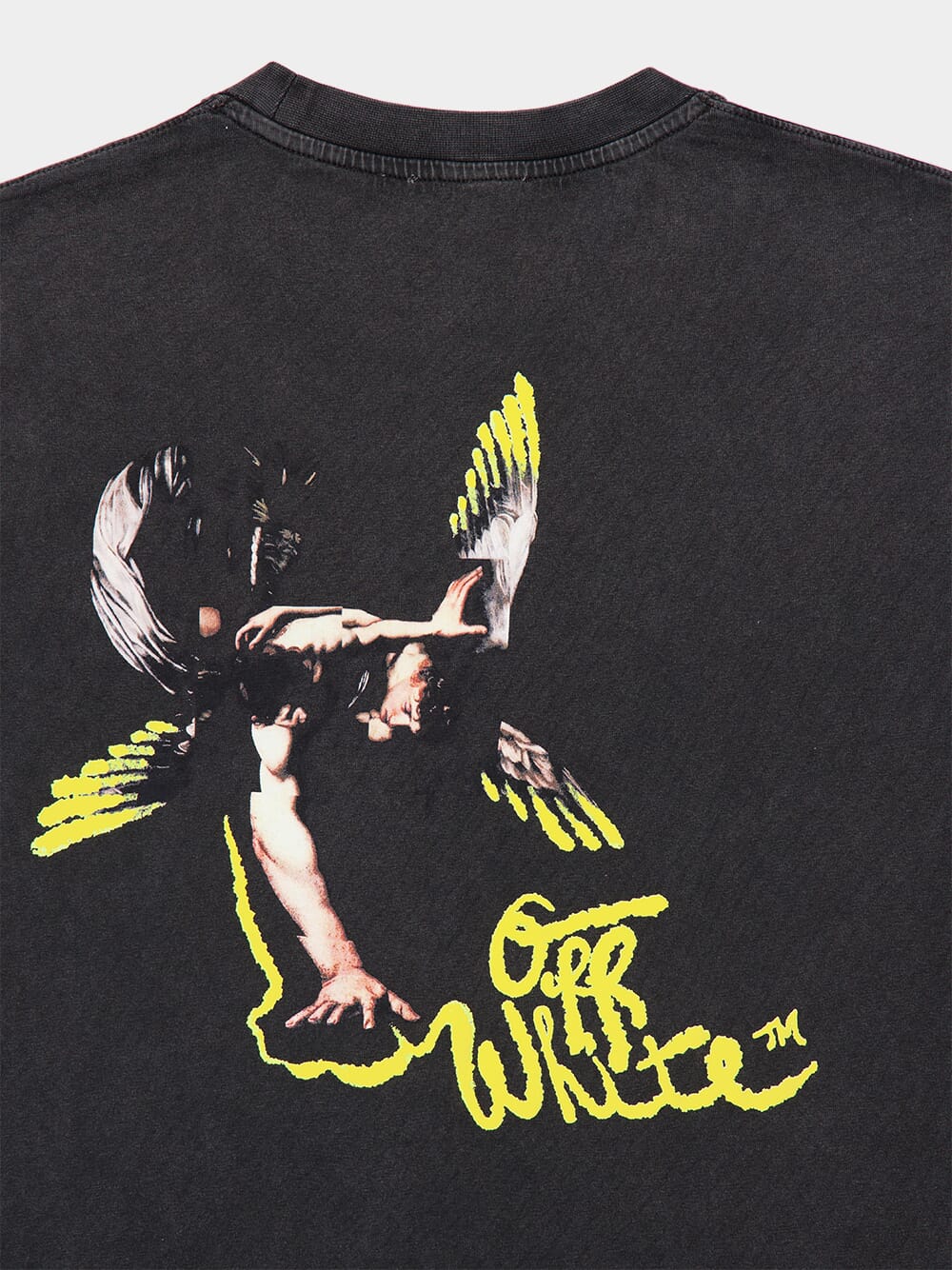Black Fallen Caravaggio Skate Cotton T-Shirt - Image 4