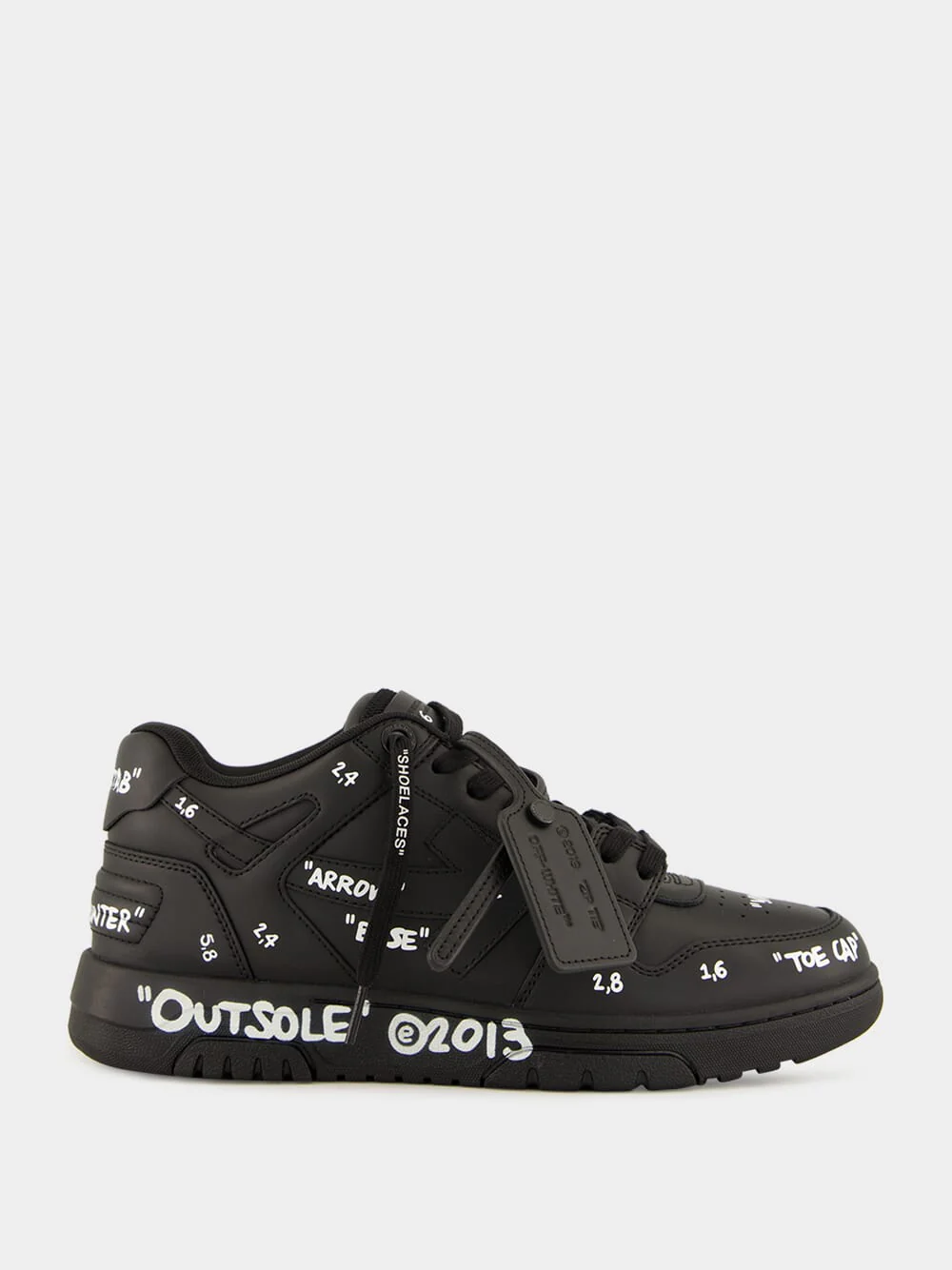 Black Graffiti Out Of Office Sneakers
