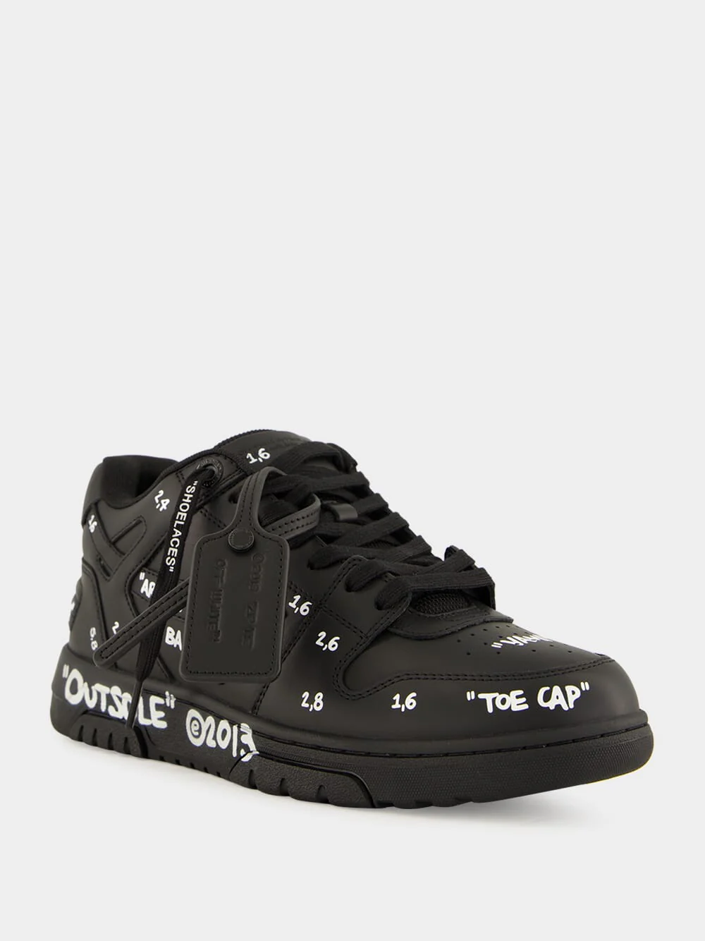 Black Graffiti Out Of Office Sneakers - Image 2