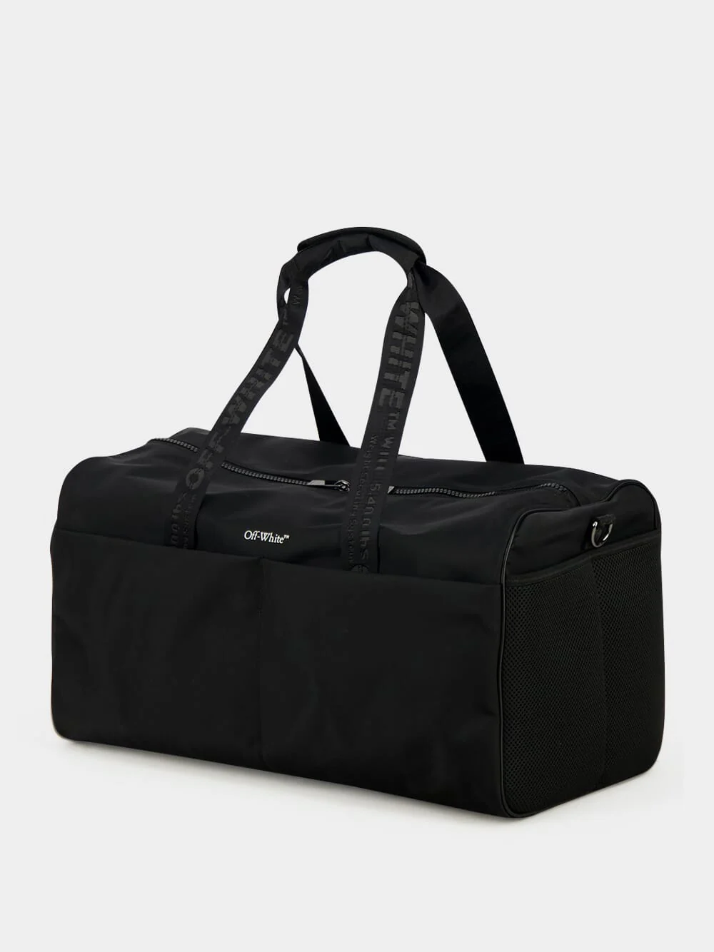 Black Heritage Polyamide Gym Bag - Image 4