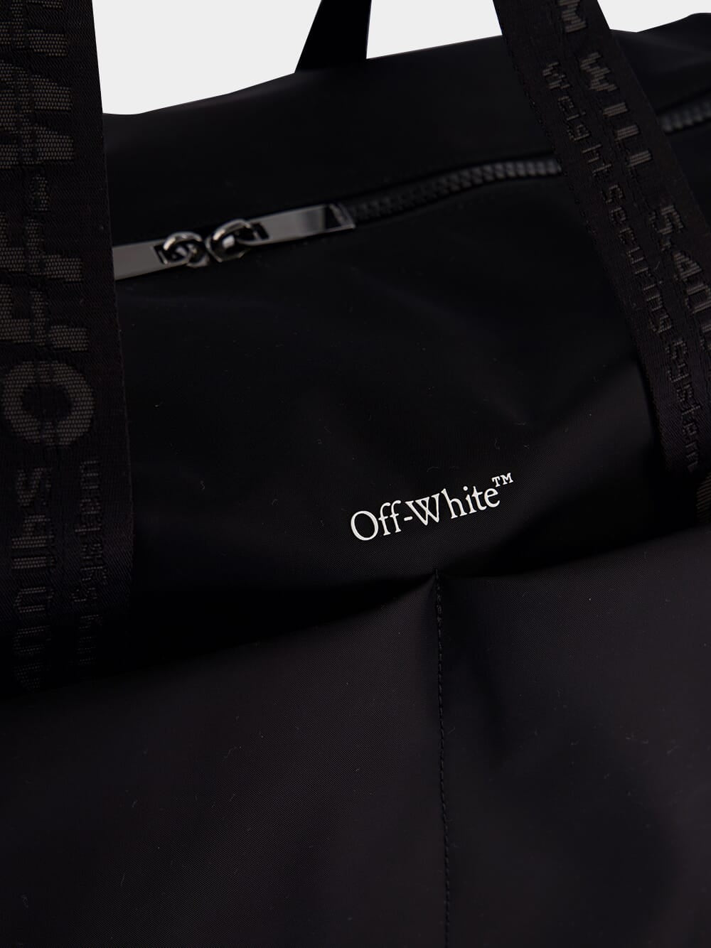 Black Heritage Polyamide Gym Bag - Image 8