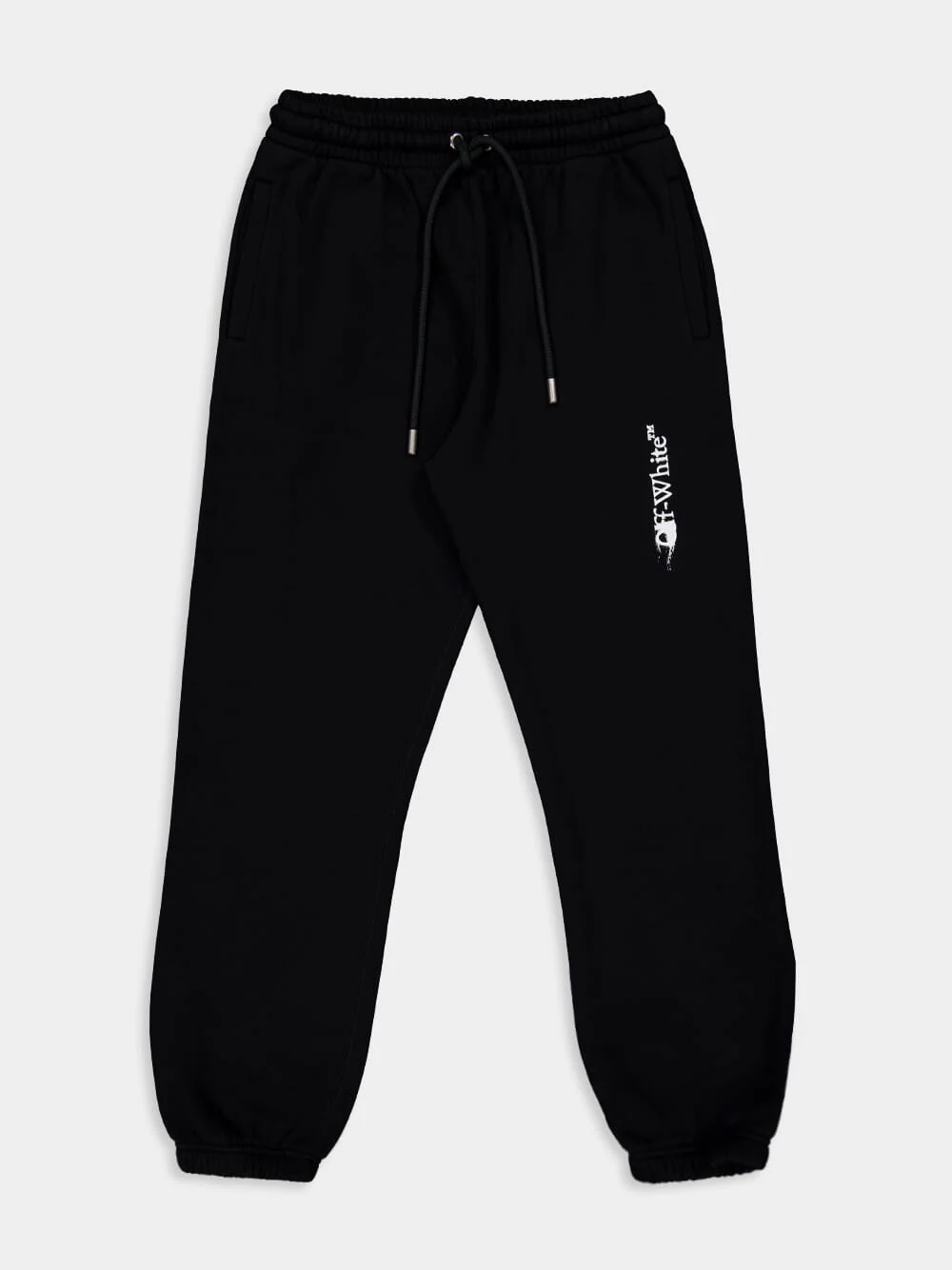 Black Ink Arrow Cuffed Sweatpants - Image 5