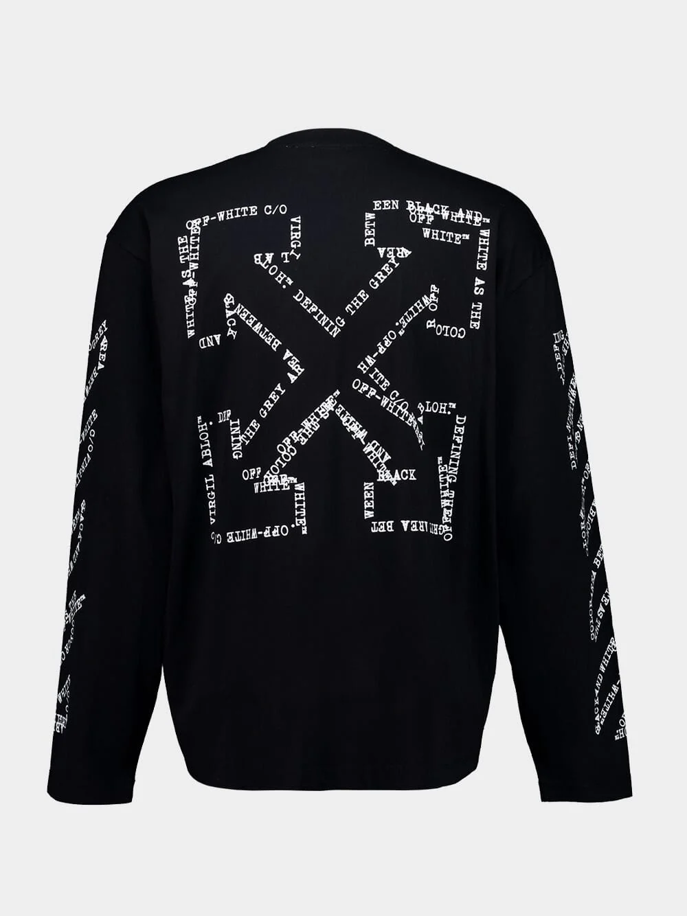 Black Long-Sleeve Type Machine Arrow Top - Image 2