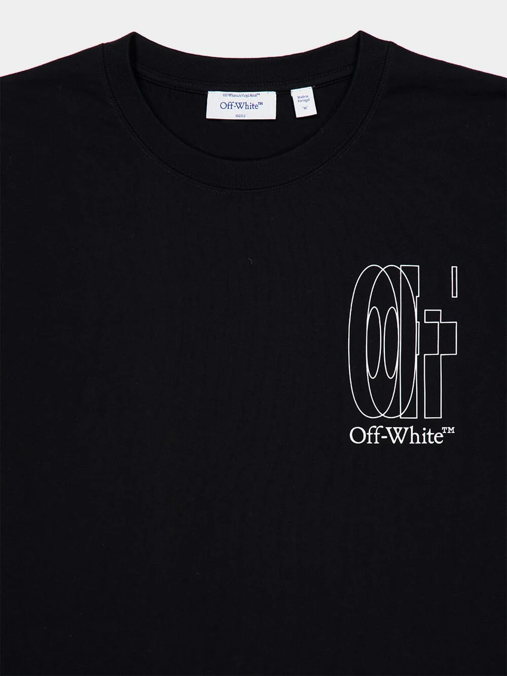 Black Outline Arrow Slim Cotton T-Shirt - Image 3