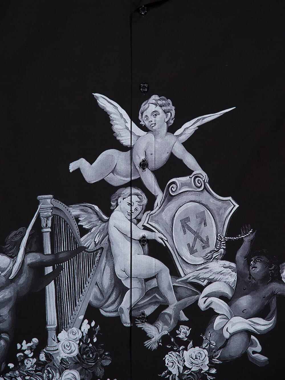 Black Putti Bowling Shirt - Image 3