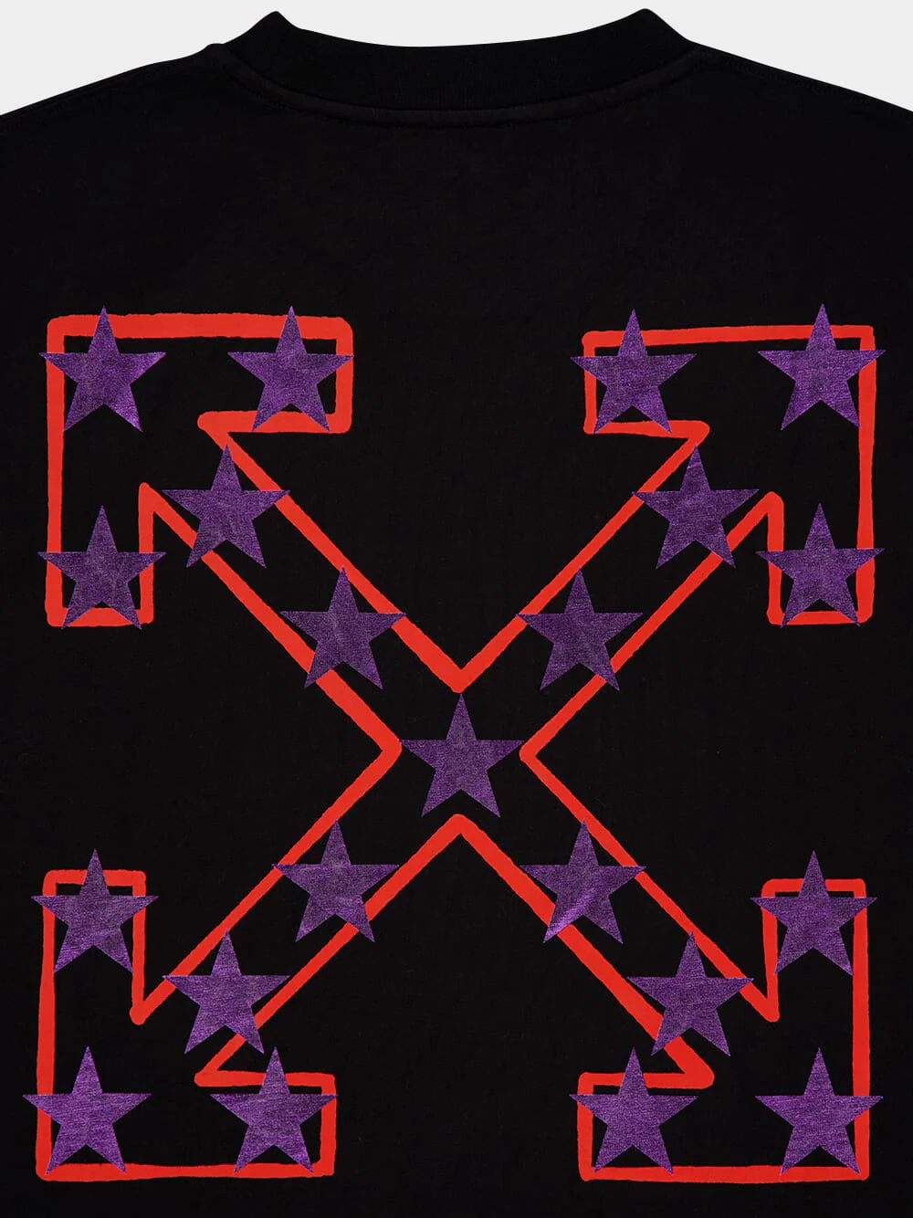Black Starry Arrow Graphic T-Shirt - Image 4