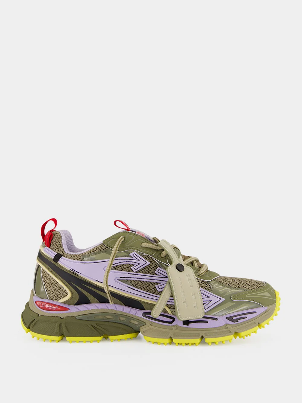 Brown and Lavender Be Right Back Sneakers