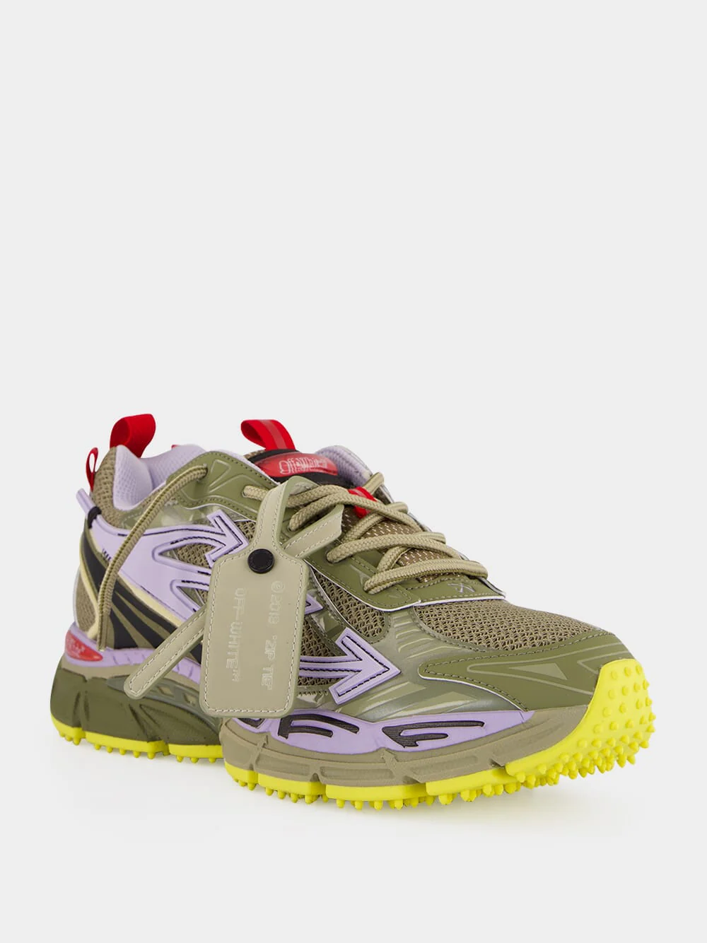 Brown and Lavender Be Right Back Sneakers - Image 2