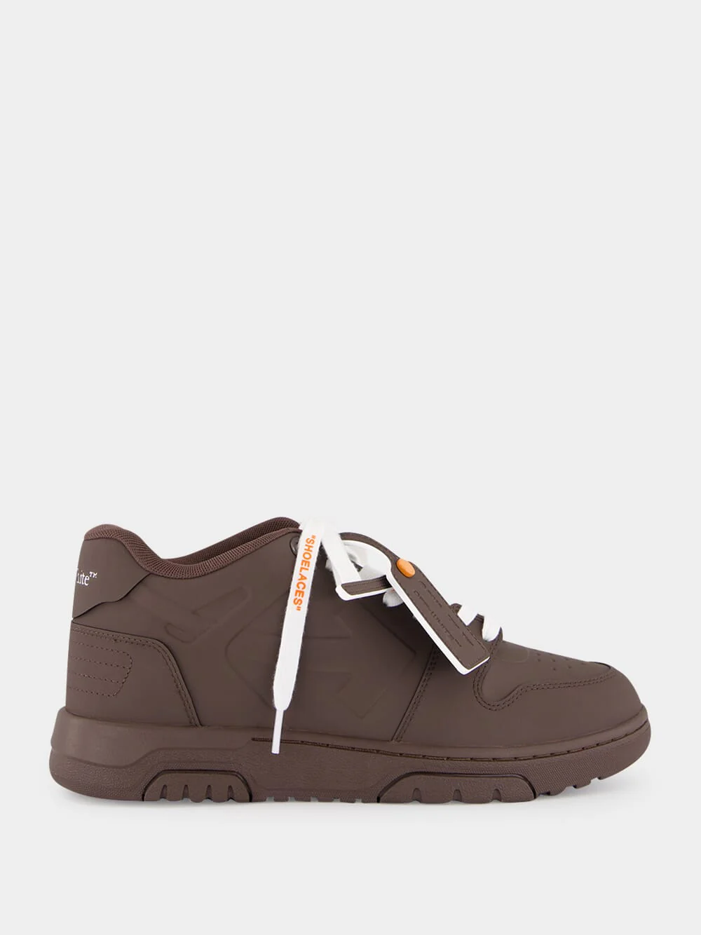 Brown and Orange Out of Office Molded Sneakers