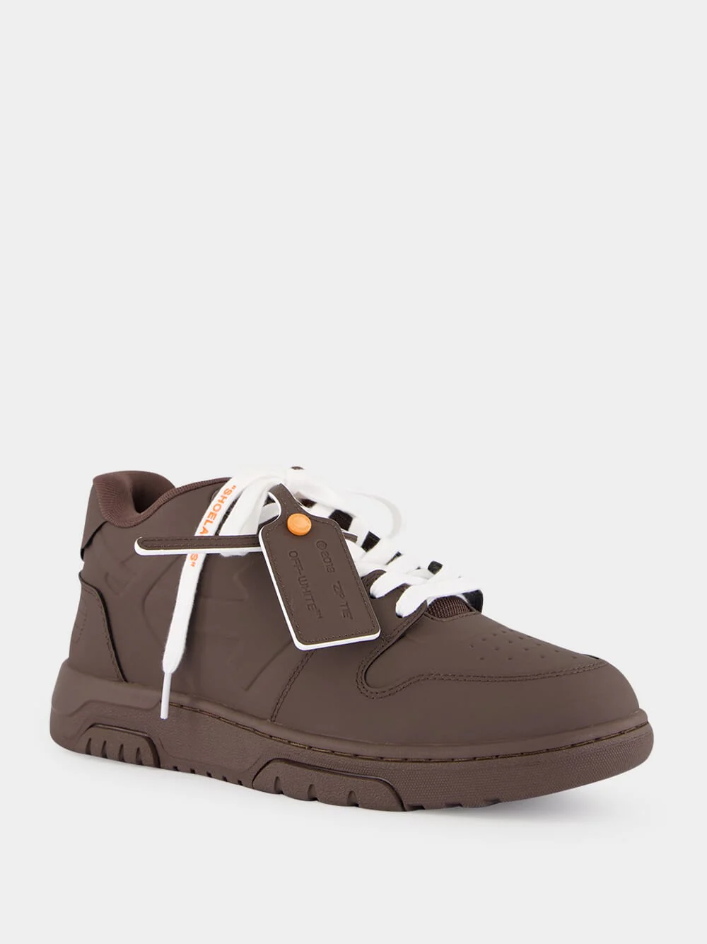 Brown and Orange Out of Office Molded Sneakers - Image 2