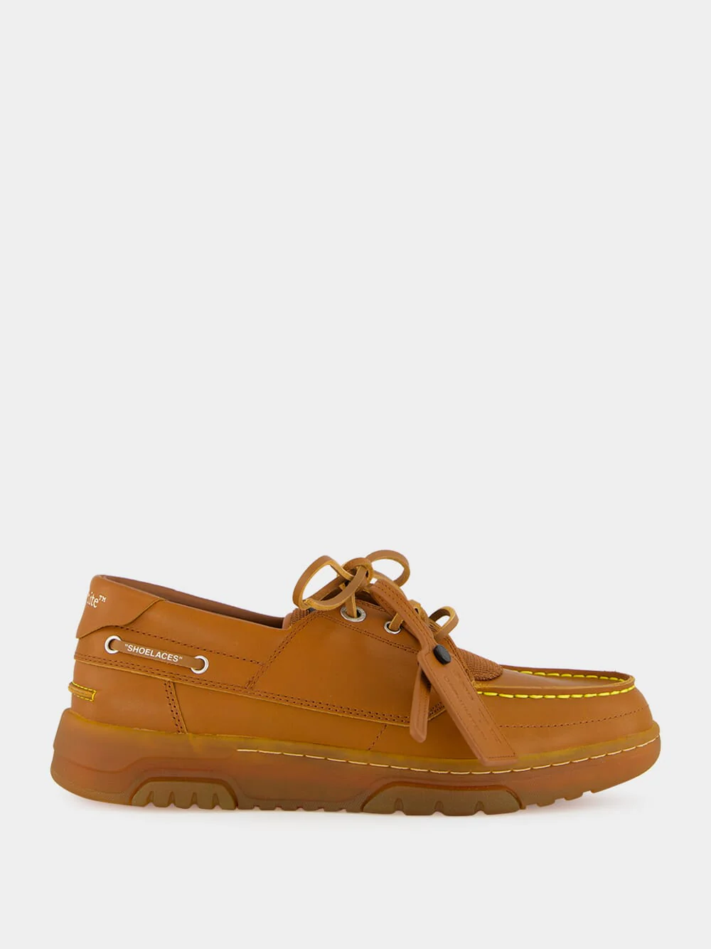 Brown Leather Hybrid Boat Shoes