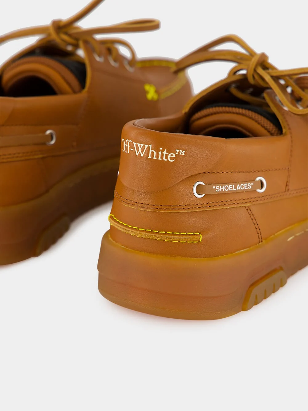 Brown Leather Hybrid Boat Shoes - Image 6