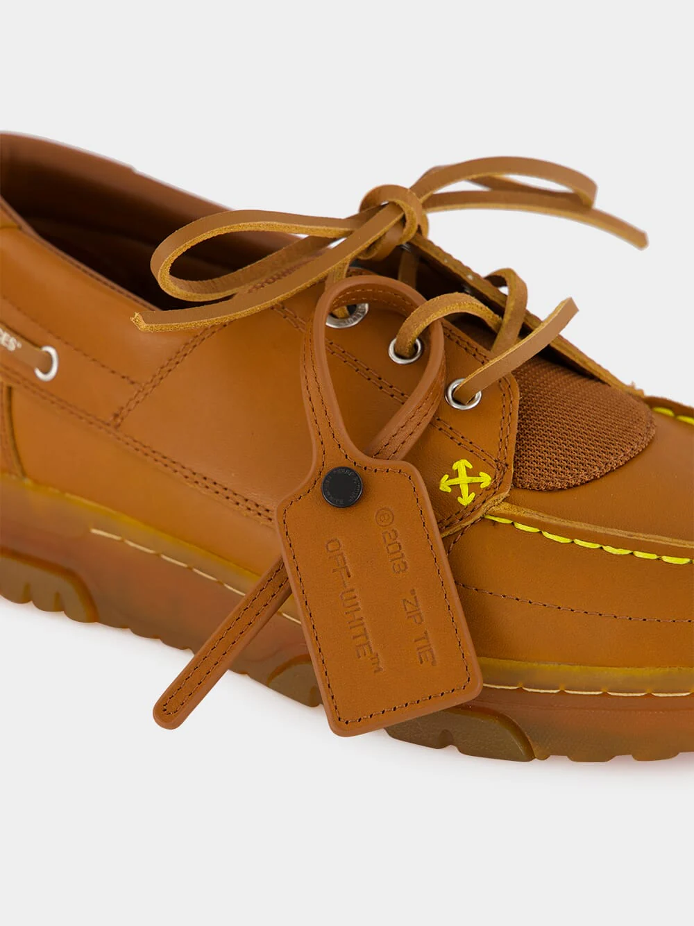 Brown Leather Hybrid Boat Shoes - Image 7