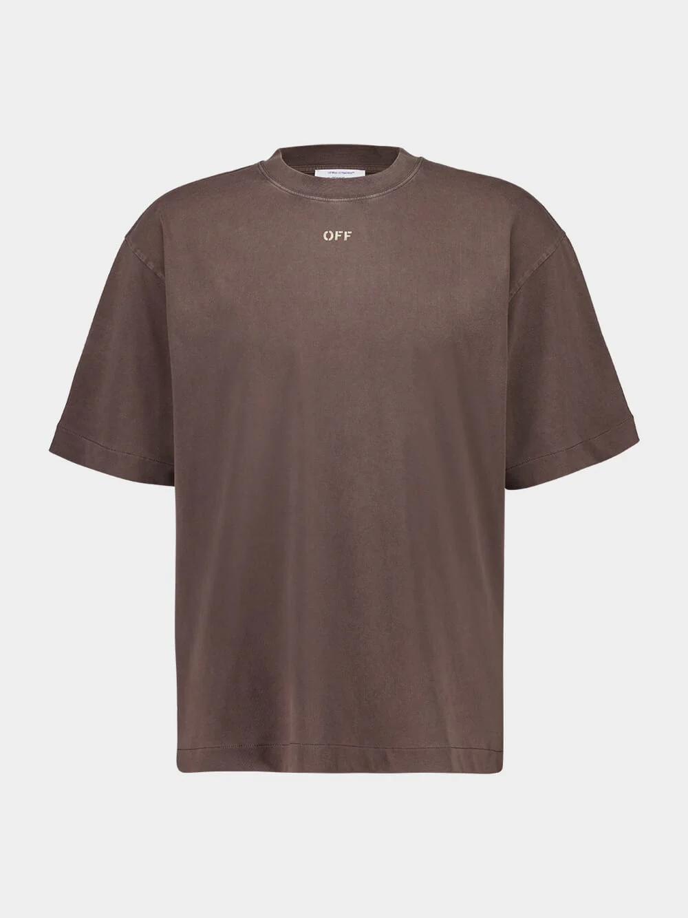 Brown Martyrdom Arrow Cotton T-Shirt