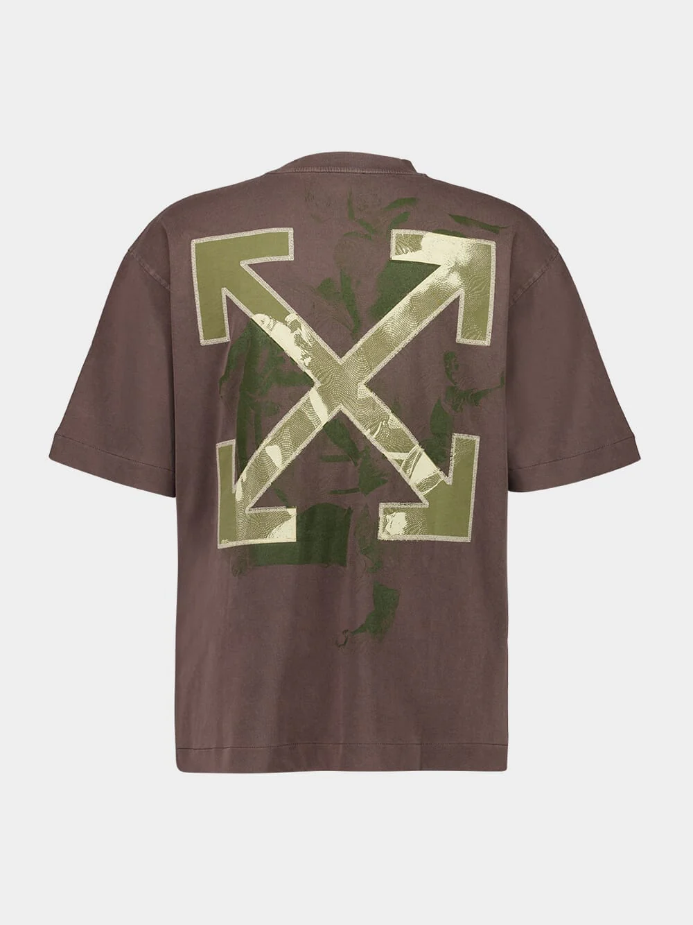 Brown Martyrdom Arrow Cotton T-Shirt - Image 6