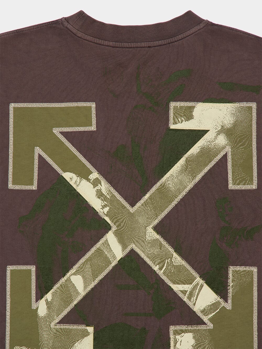 Brown Martyrdom Arrow Cotton T-Shirt - Image 8