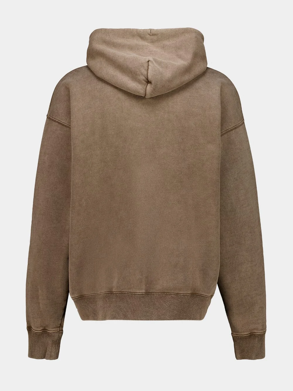 Brown OW Racing Cotton Hooded Sweatshirt - Image 2