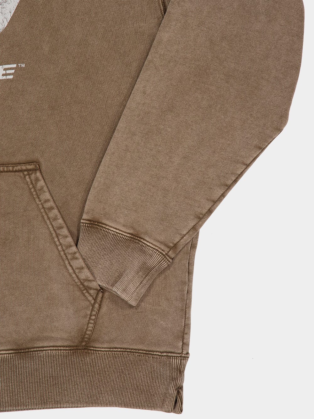 Brown OW Racing Cotton Hooded Sweatshirt - Image 4