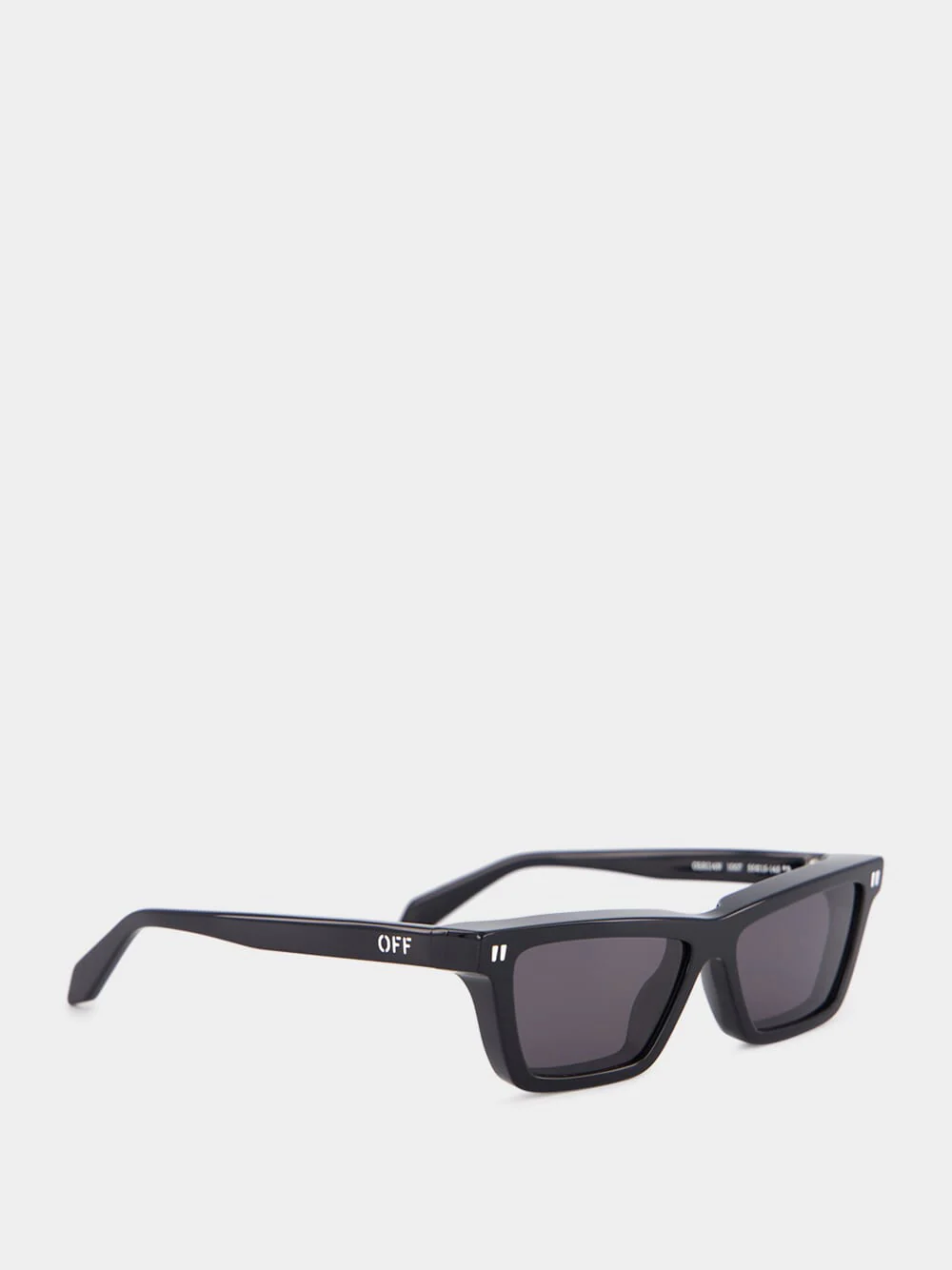 Cambridge Black Rectangular Sunglasses - Image 2