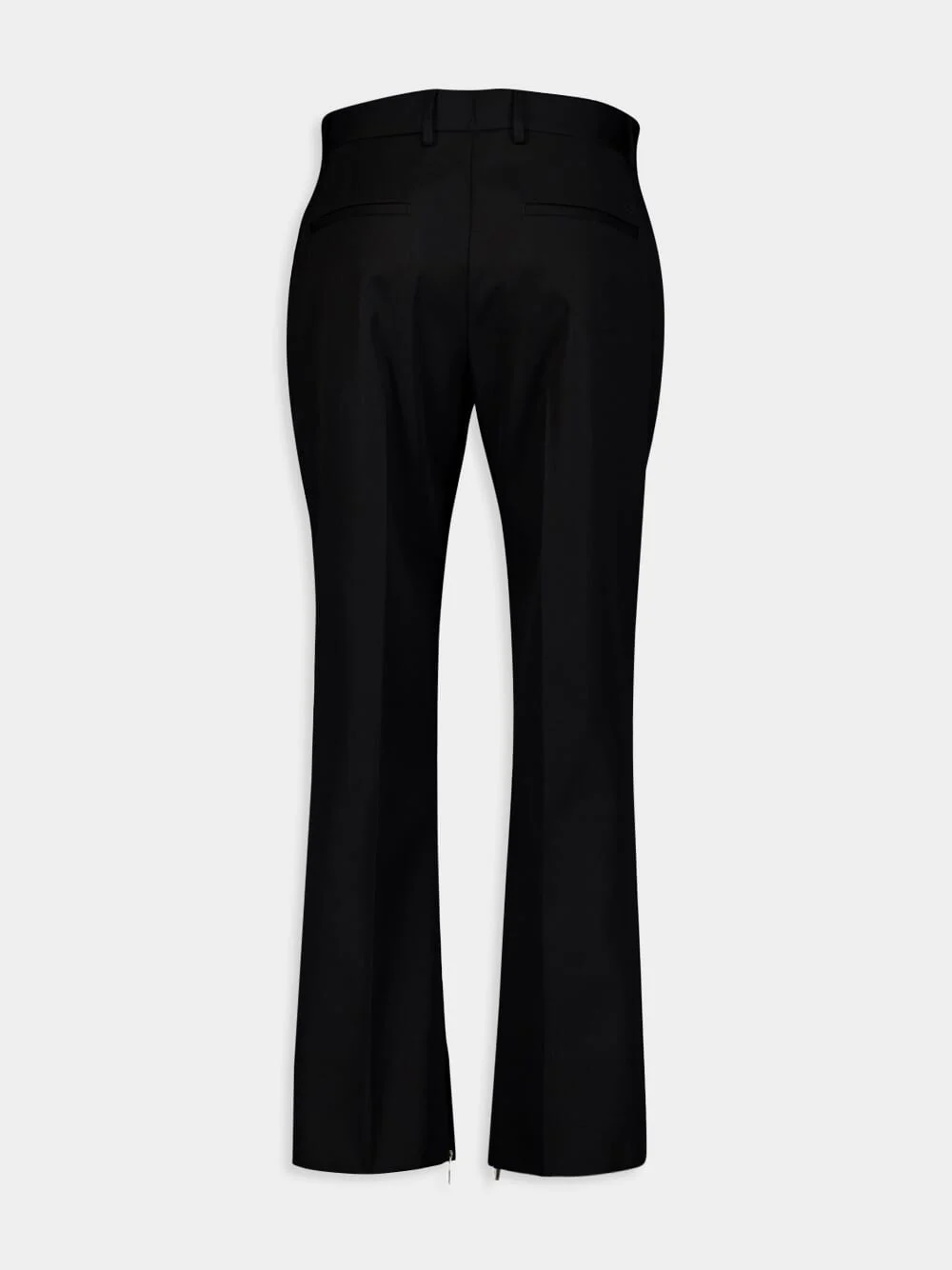 Classic Straight-Leg Wool Trousers - Image 3