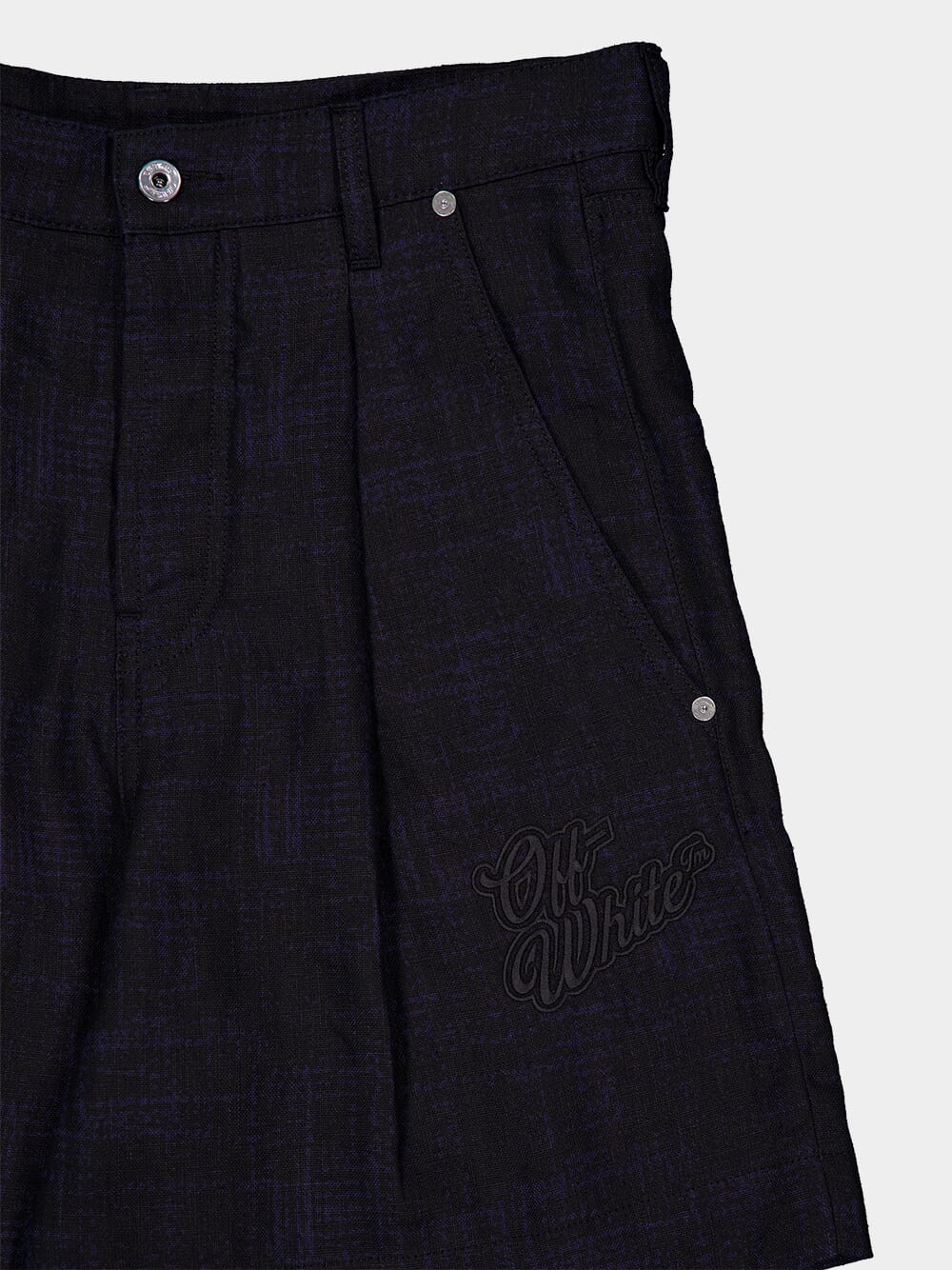 90s Logo Linen Shorts - Image 3
