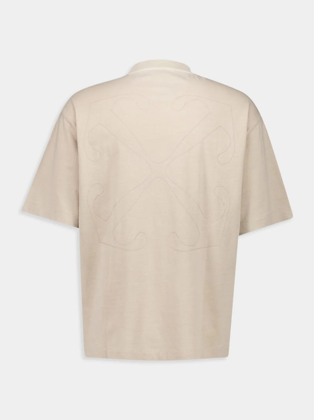 Beige Outline Arrow Skate T-Shirt - Image 2