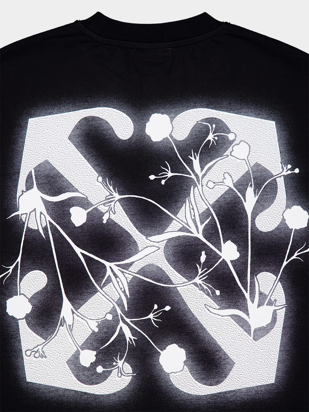 Black Flower Arrow T-Shirt - Image 4