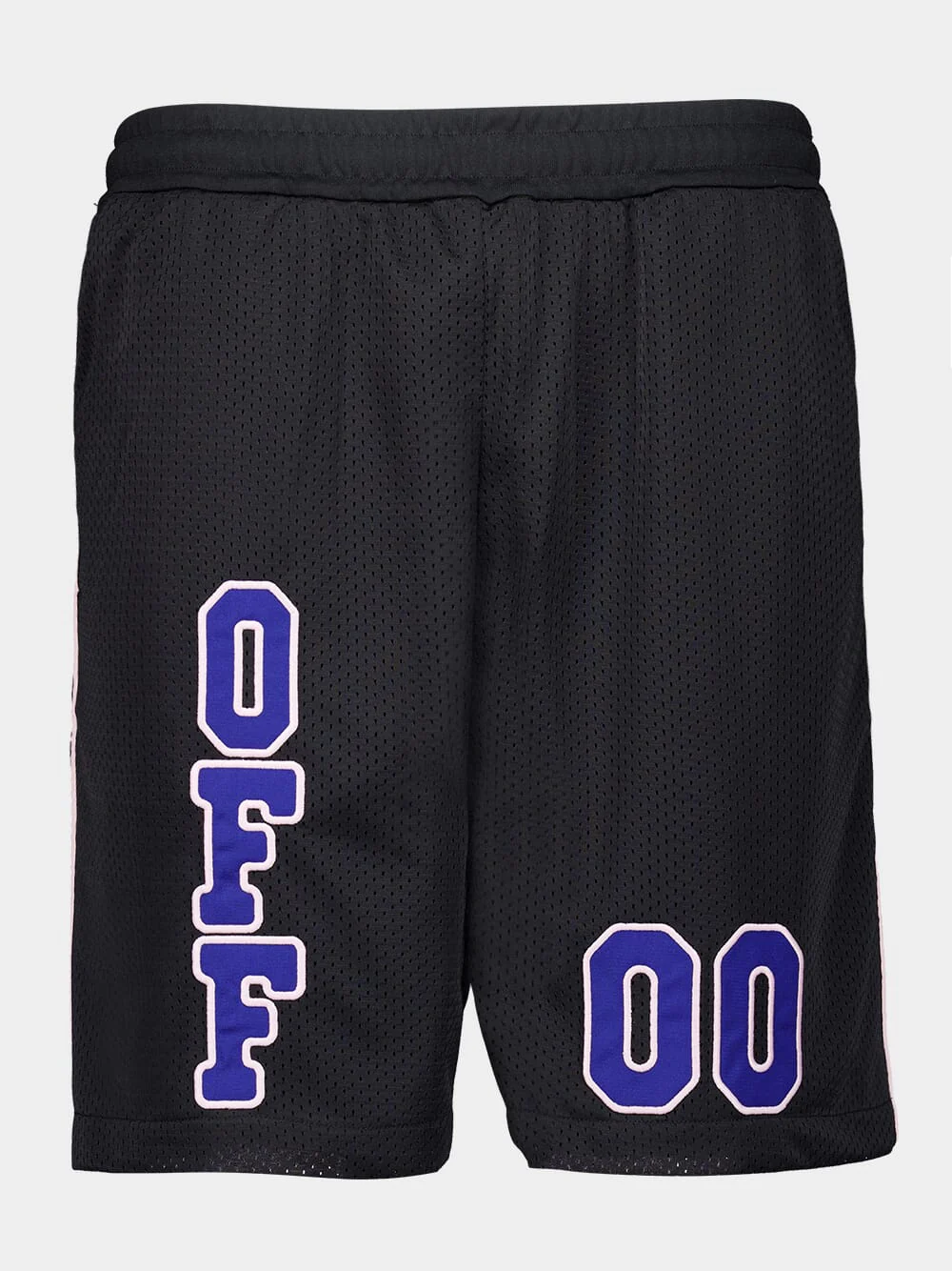 Black Mesh Logo Track Shorts