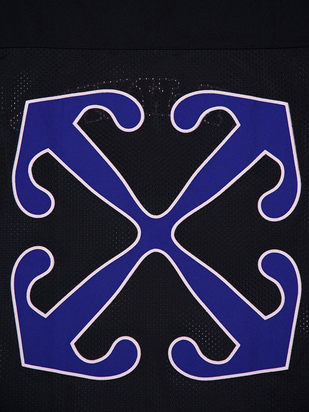 Black Perforated V-Neck T-Shirt - Image 4