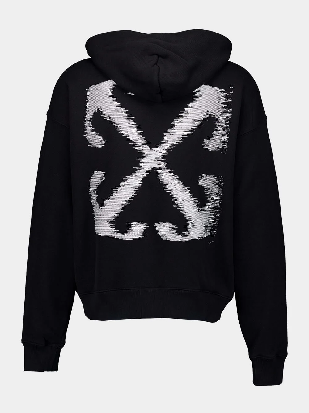 Black Zip-Up Hoodie - Image 2