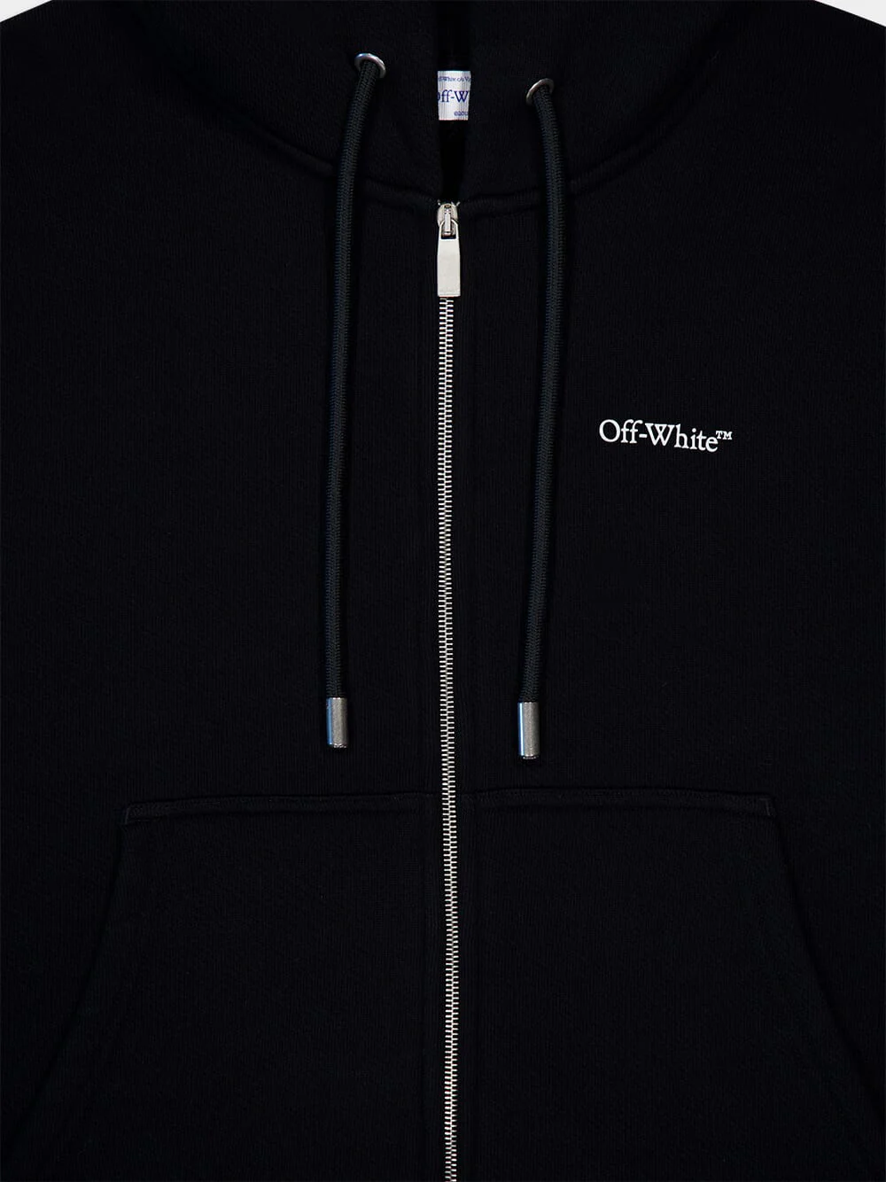Black Zip-Up Hoodie - Image 3