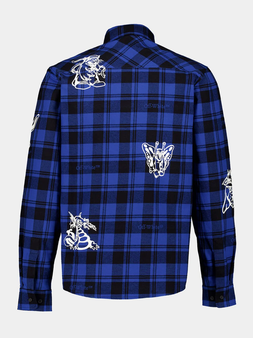 Blue Character Check Shirt - Image 2