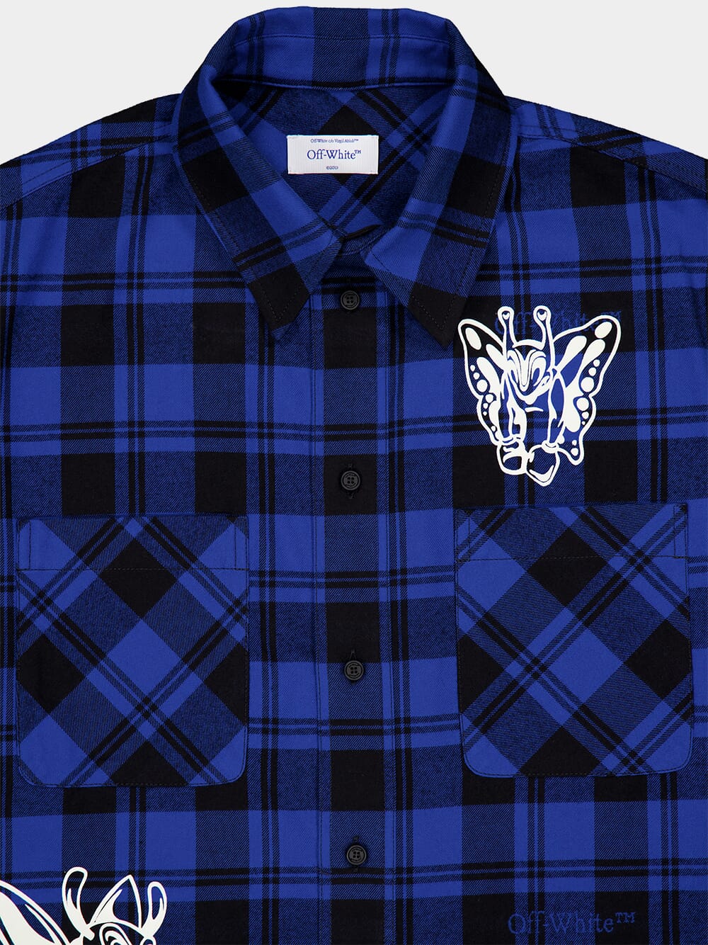 Blue Character Check Shirt - Image 3