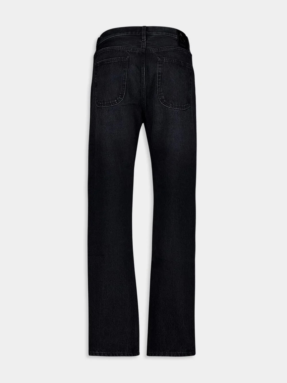 Faded-Effect Tapered Jeans - Image 3
