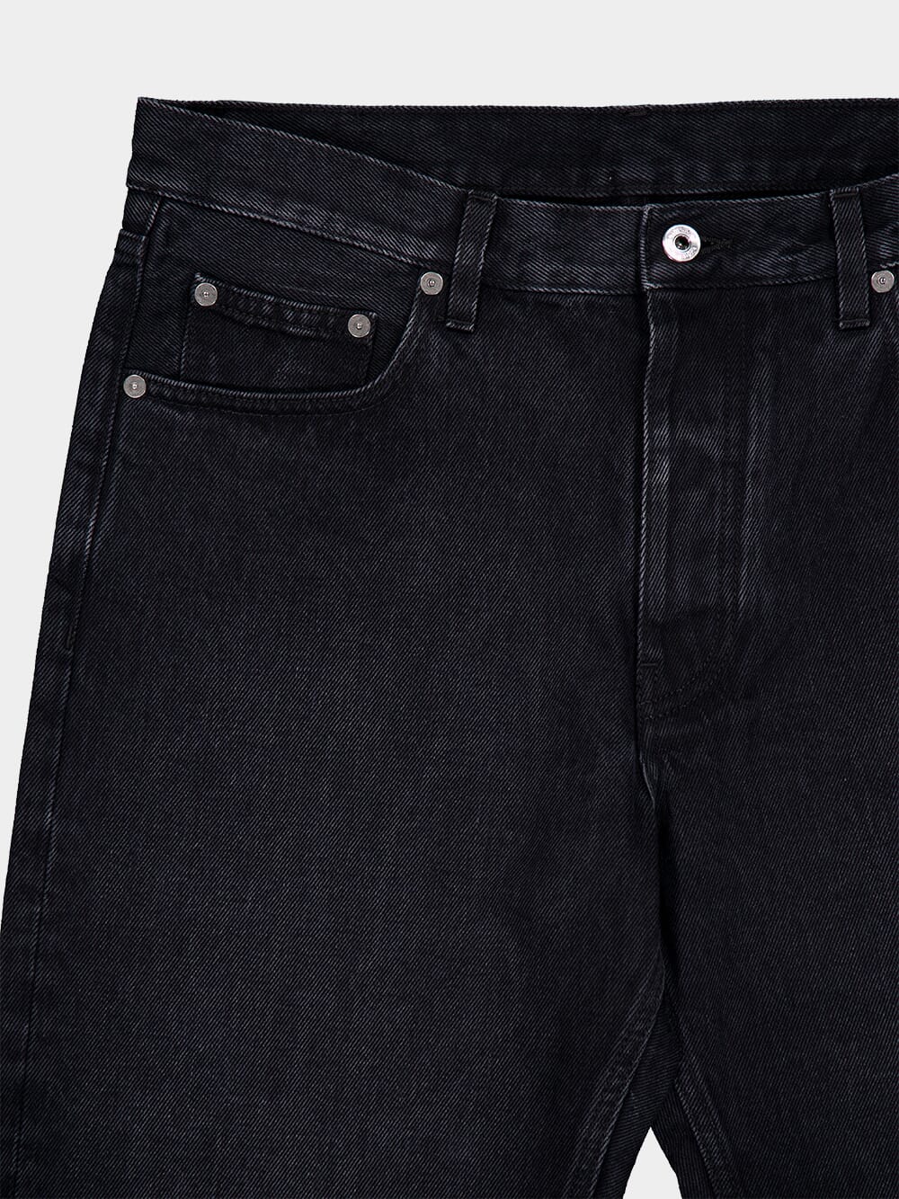 Faded-Effect Tapered Jeans - Image 5