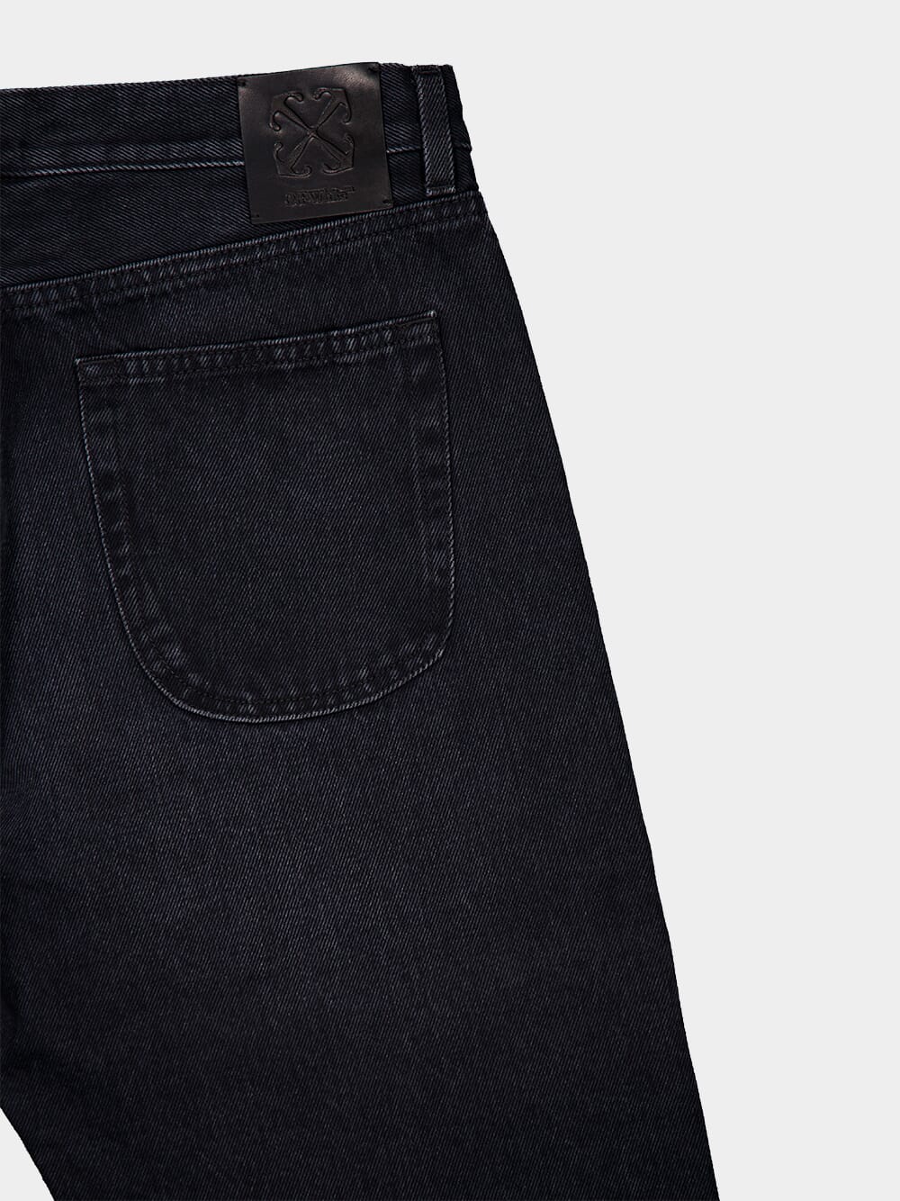 Faded-Effect Tapered Jeans - Image 6