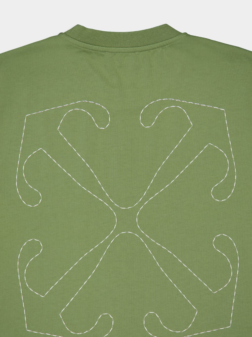 Khaki Stitch Arrow Slim T-Shirt - Image 4