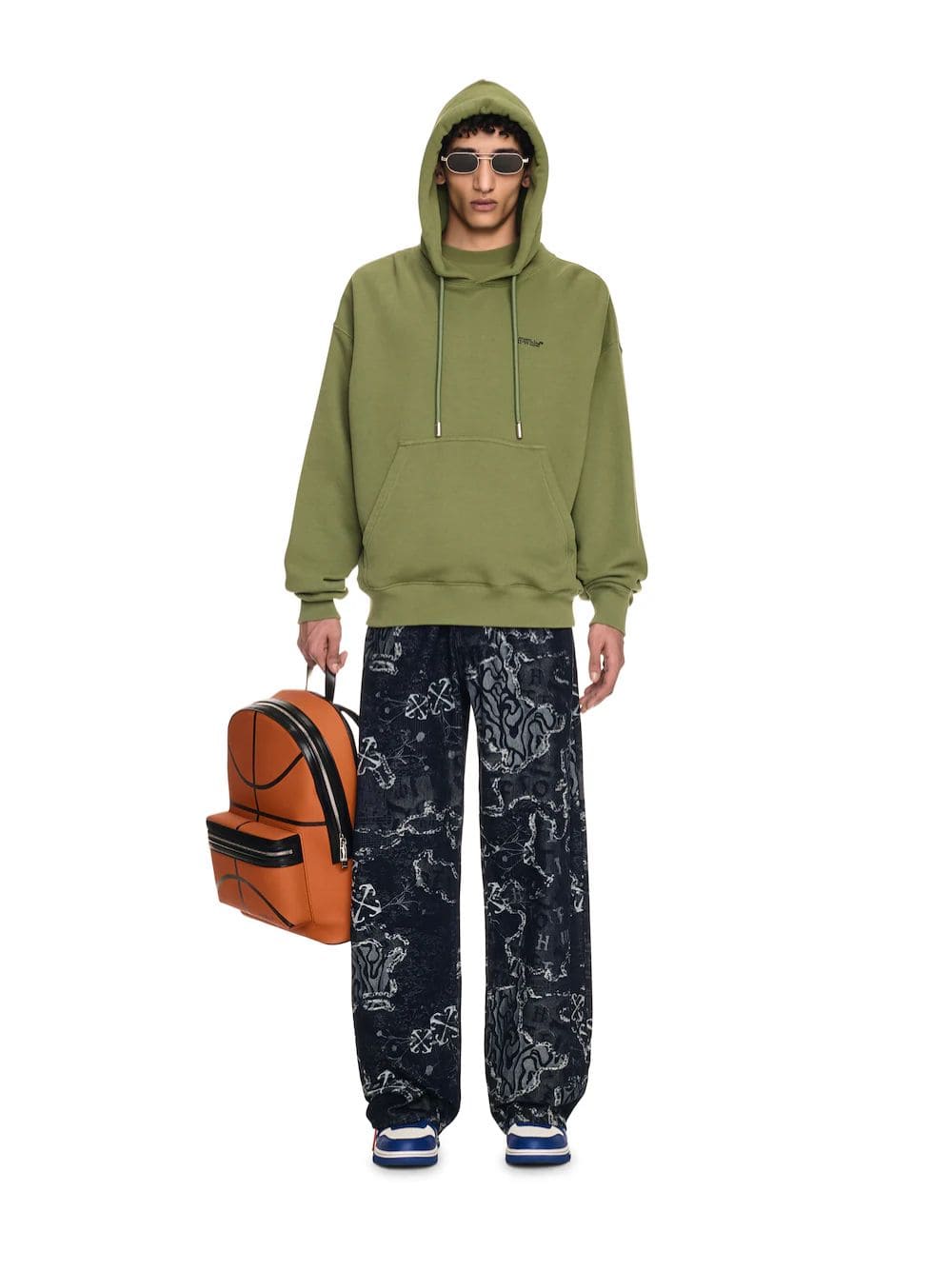 Military Green Arrow Skate Hoodie - Image 2
