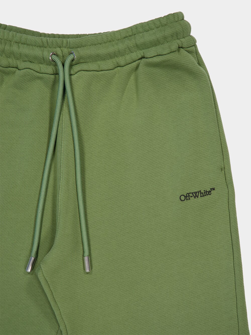 Moss Green Arrow Motif Sweatpants - Image 5