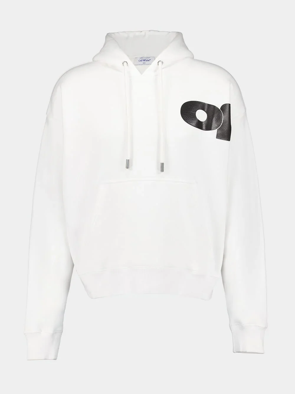 White Shared Logo Skate Hoodie