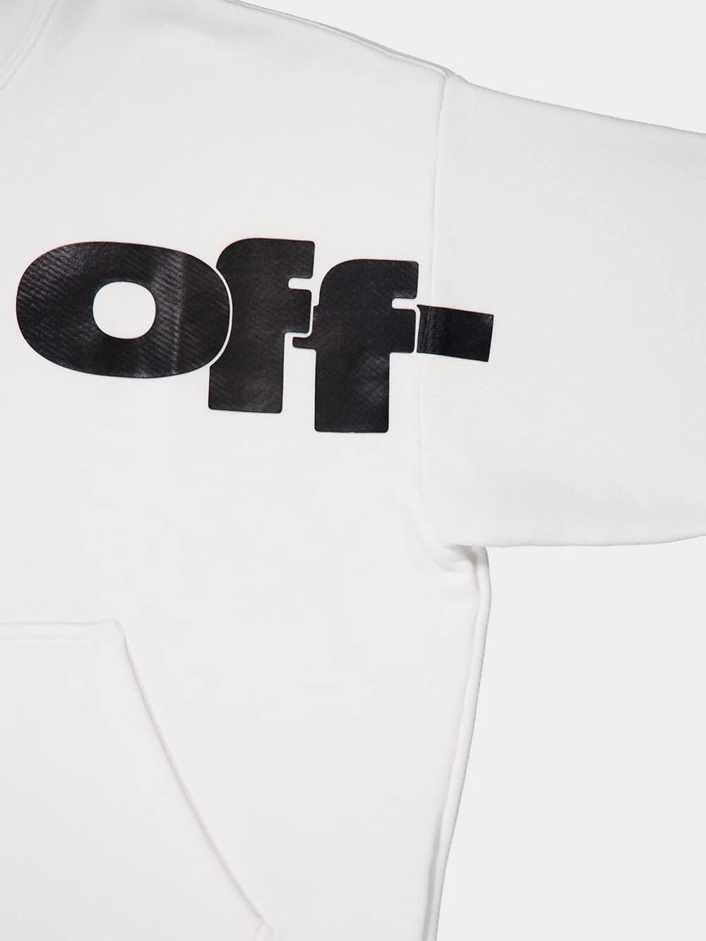 White Shared Logo Skate Hoodie - Image 3