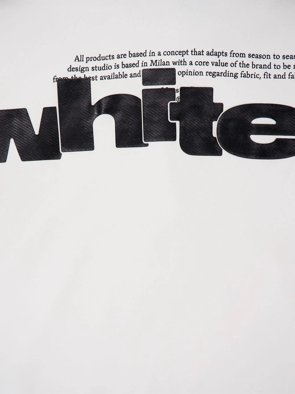 White Shared Logo Skate Hoodie - Image 4