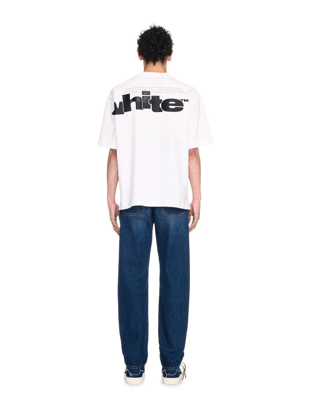 White Shared Logo Skate T-Shirt - Image 4