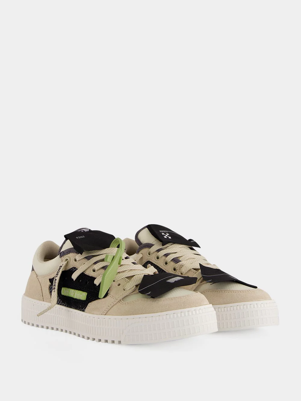 Dark Grey and Oat Low Top 3.0 Sneakers - Image 3