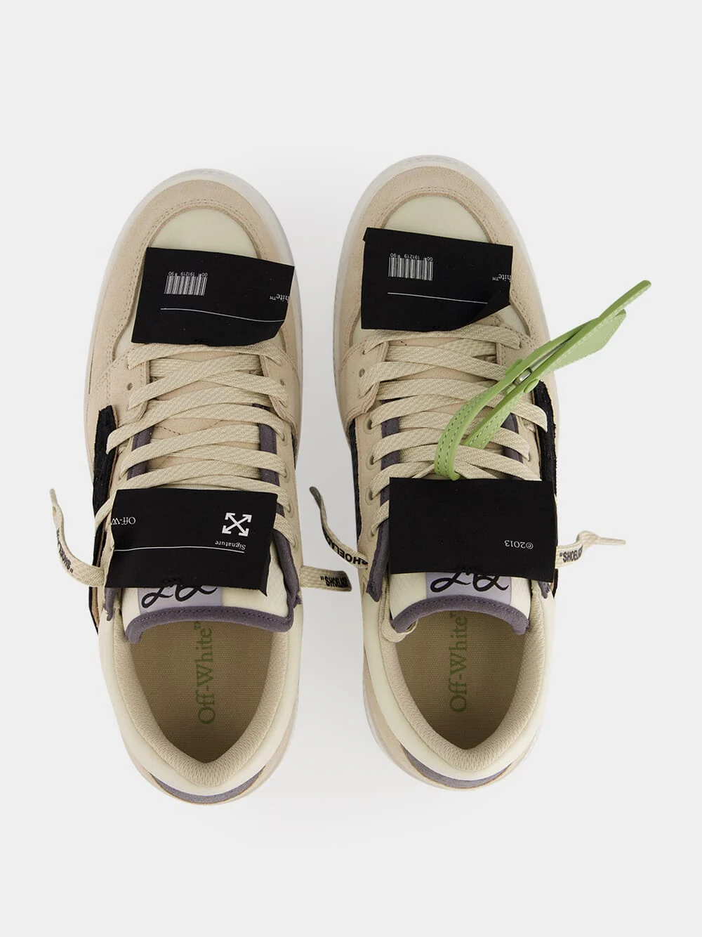 Dark Grey and Oat Low Top 3.0 Sneakers - Image 4