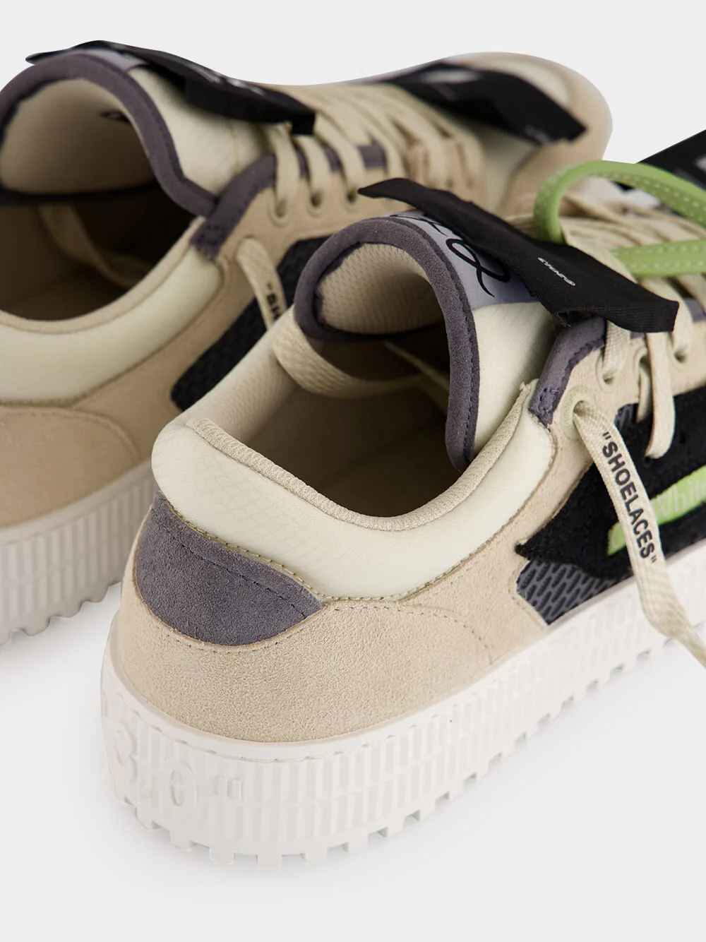 Dark Grey and Oat Low Top 3.0 Sneakers - Image 6