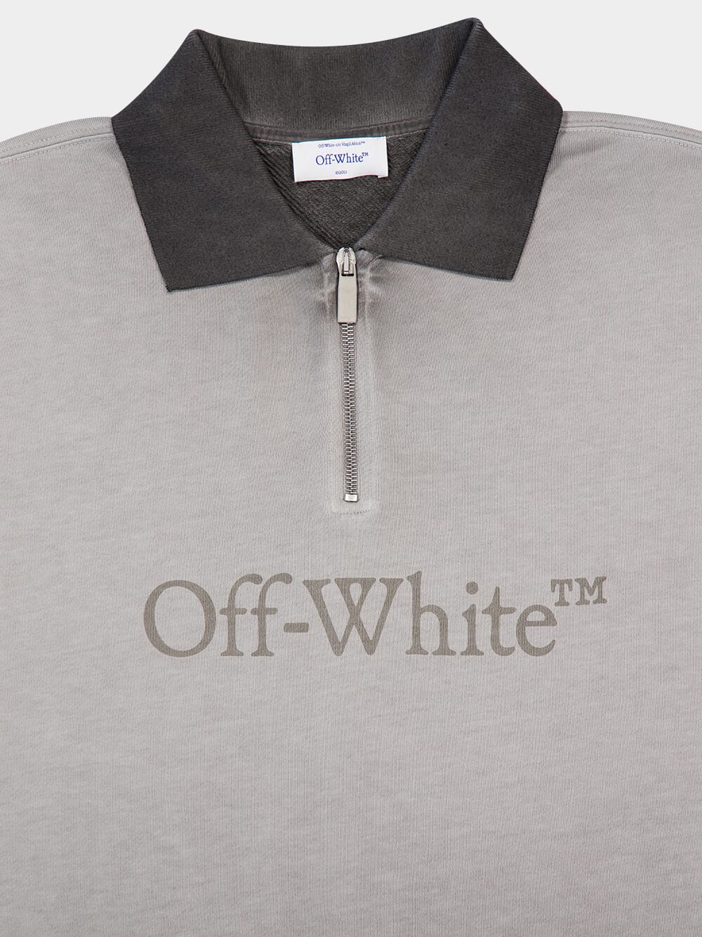 Degradé Black Laundry Fleece Polo - Image 3