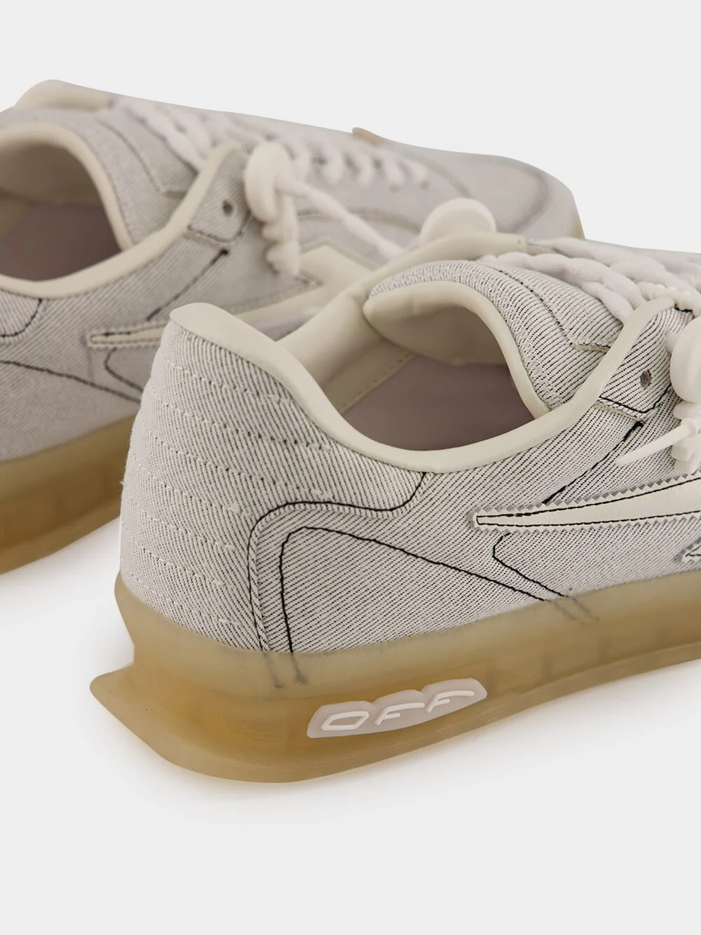 Grey Denim End Of Play Sneakers - Image 6