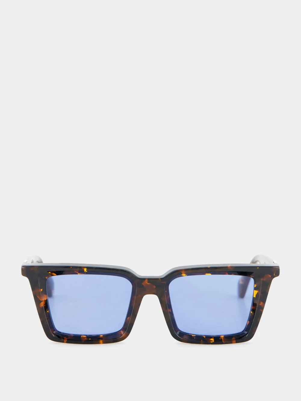 Havana and Blue Dalton Square Sunglasses