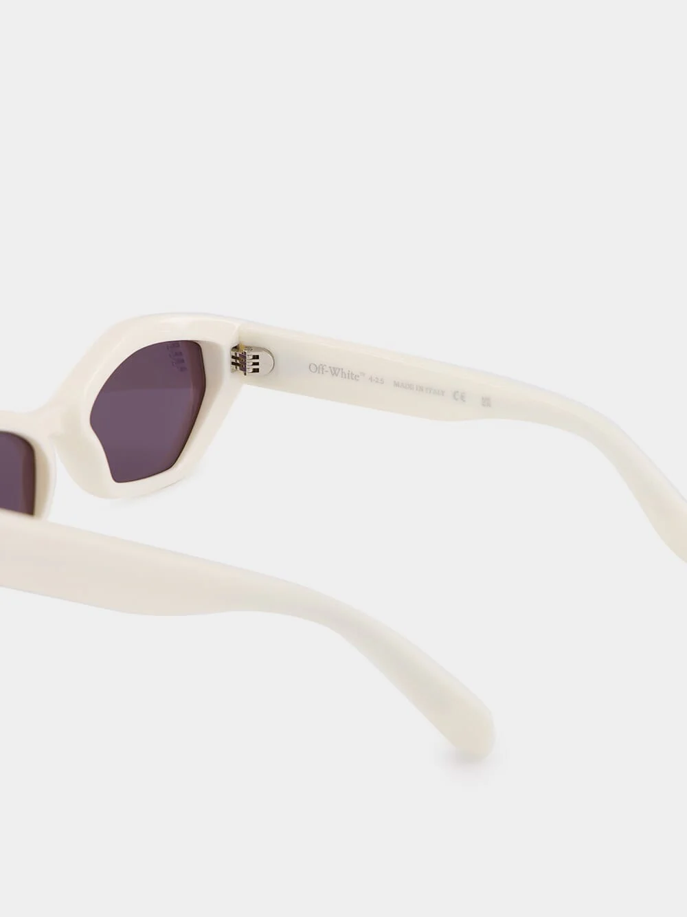 Hilo White Cat-Eye Sunglasses - Image 4